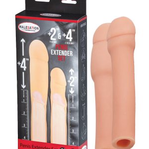 Malesation Penis Extender 2''+4'': Penishüllen-Set