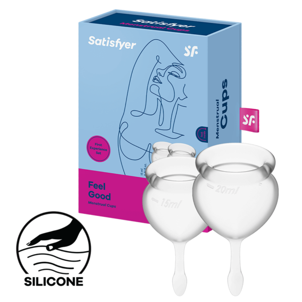 Satisfyer Feel Good - Menstrual Cup Set, 15&20ml