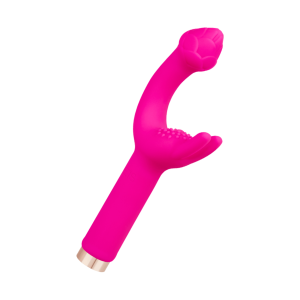 Rabbitvibrator aus Silikon, 18,7 cm