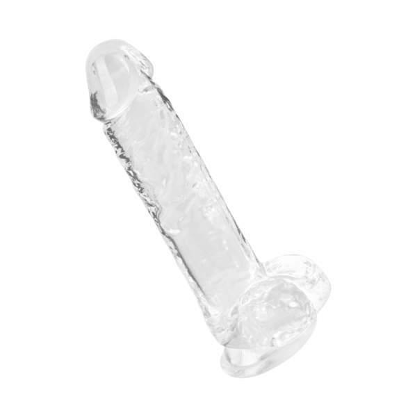 Transparenter Naturdildo, Größe M, 22 cm