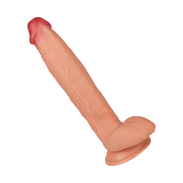 Massiver Naturdildo aus Silikon, 31,5 cm