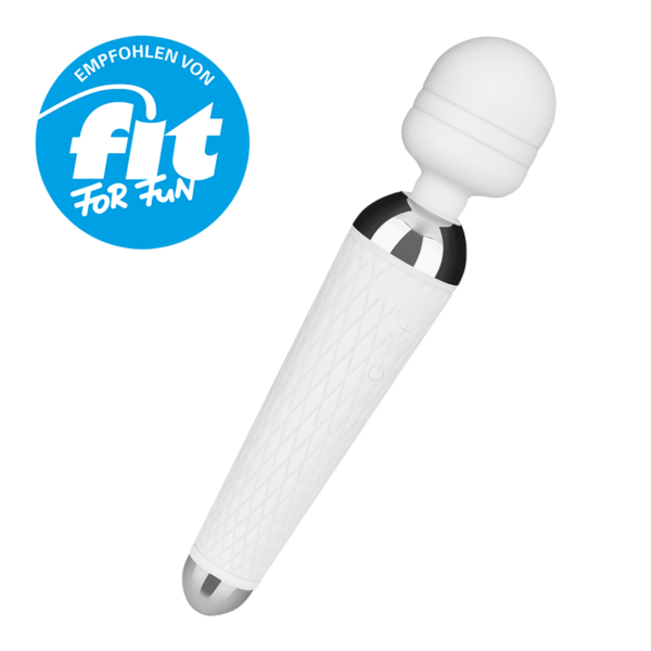 Aufladbarer Silikon-Massager, 19,5 cm