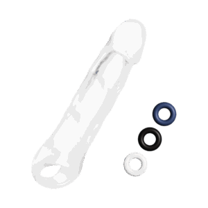 1" See-Thru Penis Extender, 17,5 cm