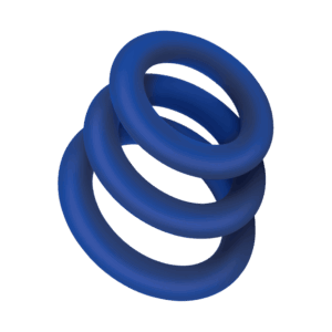 Extra Thick Cock Ring, 3 Stück, 3,2 - 4,2 cm