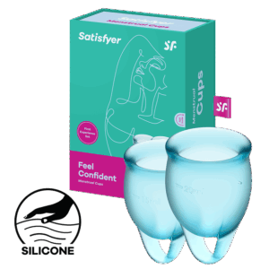 Satisfyer Feel Confident - Menstrual Cup Set, 15 & 20 ml