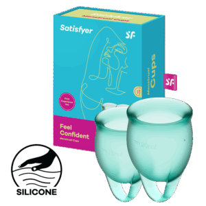 Satisfyer Feel Confident - Menstrual Cup Set, 15 & 20 ml