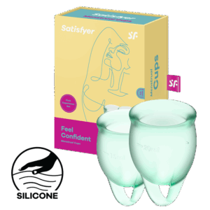 Satisfyer Feel Confident - Menstrual Cup Set, 15 & 20 ml
