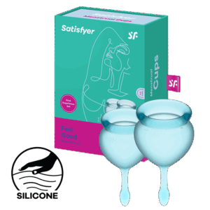Satisfyer Feel Good - Menstrual Cup Set, 15 & 20 ml