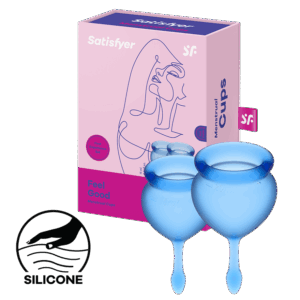 Satisfyer Feel Good - Menstrual Cup Set, 15 & 20 ml