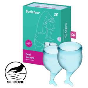 Satisfyer Feel Secure - Menstrual Cup Set, 15 & 20 ml