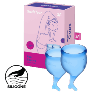 Satisfyer Feel Secure - Menstrual Cup Set, 15 & 20 ml