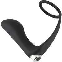 Penisring „Vibrating Ring & Plug“, mit Vibroplug