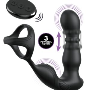 Analvibrator „Ass-Gasm Slide & Glide“ mit Perlenmassage
