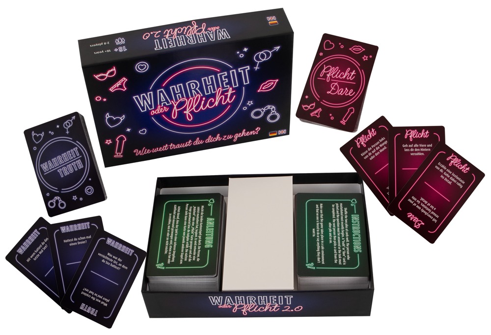 Kartenspiel „Wahrheit oder Pflicht“ auf die erotische Art