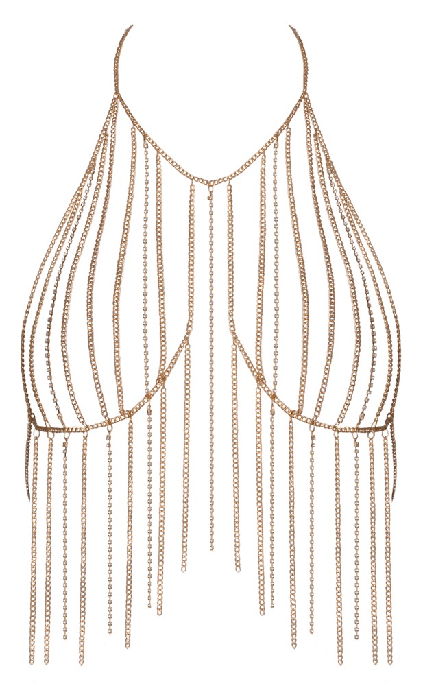 Ketten-Top mit Strass