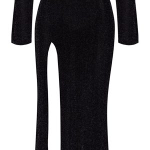 Kleid in Glitzer-Transparenz