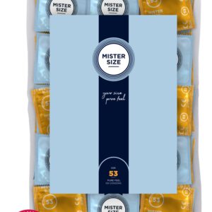 Kondome „53 mm“, transparent, hauchdünn, feucht