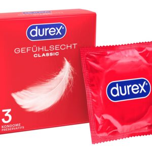 Kondome „Gefühlsecht Classic“, transparent