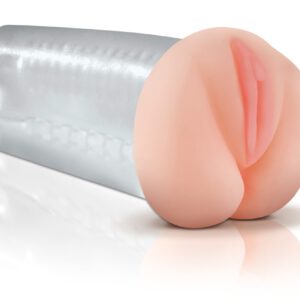 Masturbator „Deluxe See-Thru Stroker“, mit Vagina und Anus-Öffnung