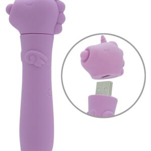 Minivibrator mit USB-Stecker unter’m Einhorn-Köpfchen
