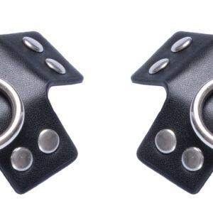 Nippelsticker „SM“ aus Lederimitat