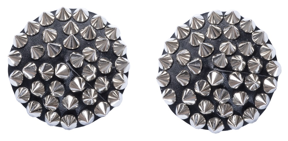 Nippelsticker „Spikes“ aus Lederimitat