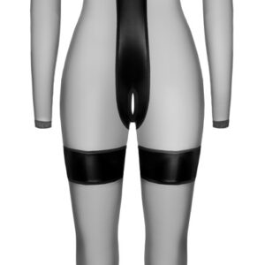 Ouvert-Overall in stylischer Transparenz