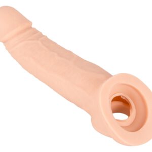 Penishülle mit Hoden-Öffnung, verlängert um 5 cm