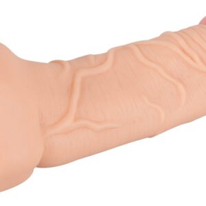 Penishülle „2in1 Extension + Masturbator“, 21 cm lang, 13 cm tief