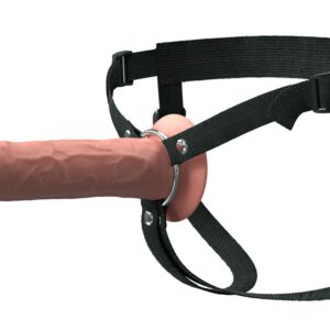 Penishülle „Hollow Silicone Strap-on“ mit Umschnallgurt