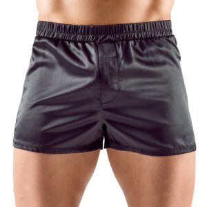 Satin-Pants mit Eingriff vorne