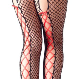 Straps-Strumpfhose in Strapsgurt-Optik