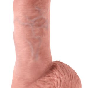 Vibrator „8" Vibrating Cock with Balls“, 24 cm