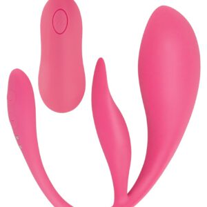 Vibro-Ei „RC Double Pleasure Love Ball“ mit Klitorisvibrator