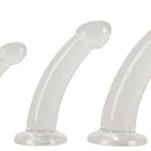 3-teiliges Dildo-Set „Anal Training“, verschiedene Größen und Gewichte, starker Saugfuß