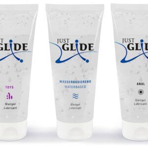 3-teiliges Gleitgel-Set „Just Glide“