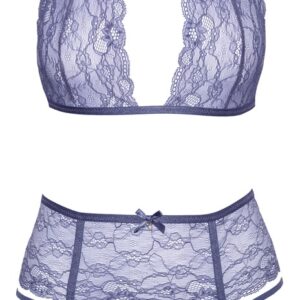 3-teiliges Straps-Set aus Spitze