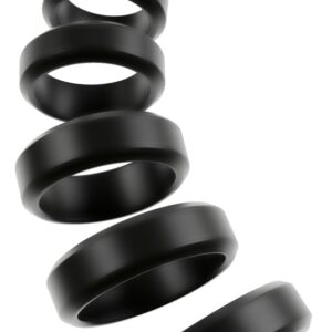 6-teiliges Penis-/Hodenring-Set