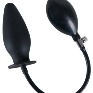 Analplug „trueBlack“ zum Aufpumpen