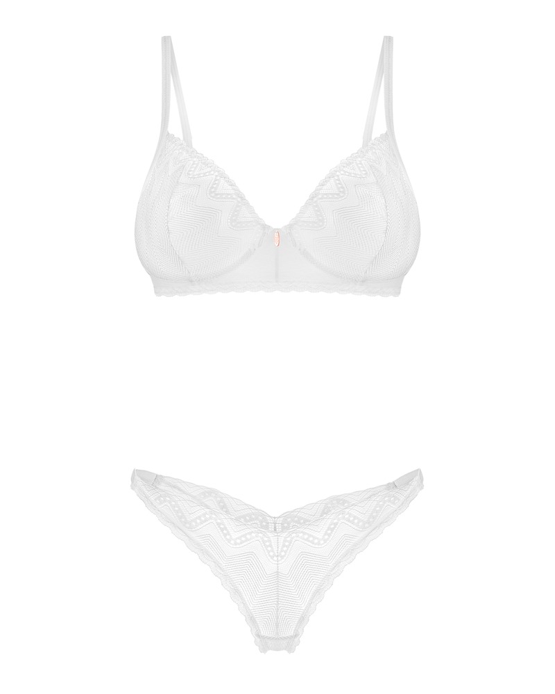 BH-Set „Alissium“ aus filigraner Spitze