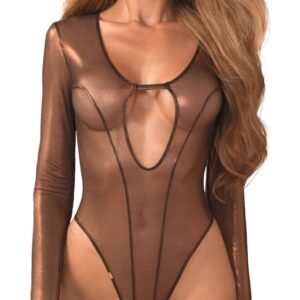 Body „Soranna“ in bronzefarbener Semitransparenz