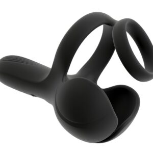 Hodenvibrator mit vibrierendem Damm-Stimulator