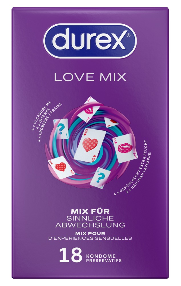Kondom-Set „Love Mix“ mit 5 spannenden Sorten