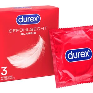 Kondome „Gefühlsecht Classic“, transparent