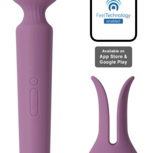 Massagestab „Emma Neo 2“ inklusive Bunny-Aufsatz