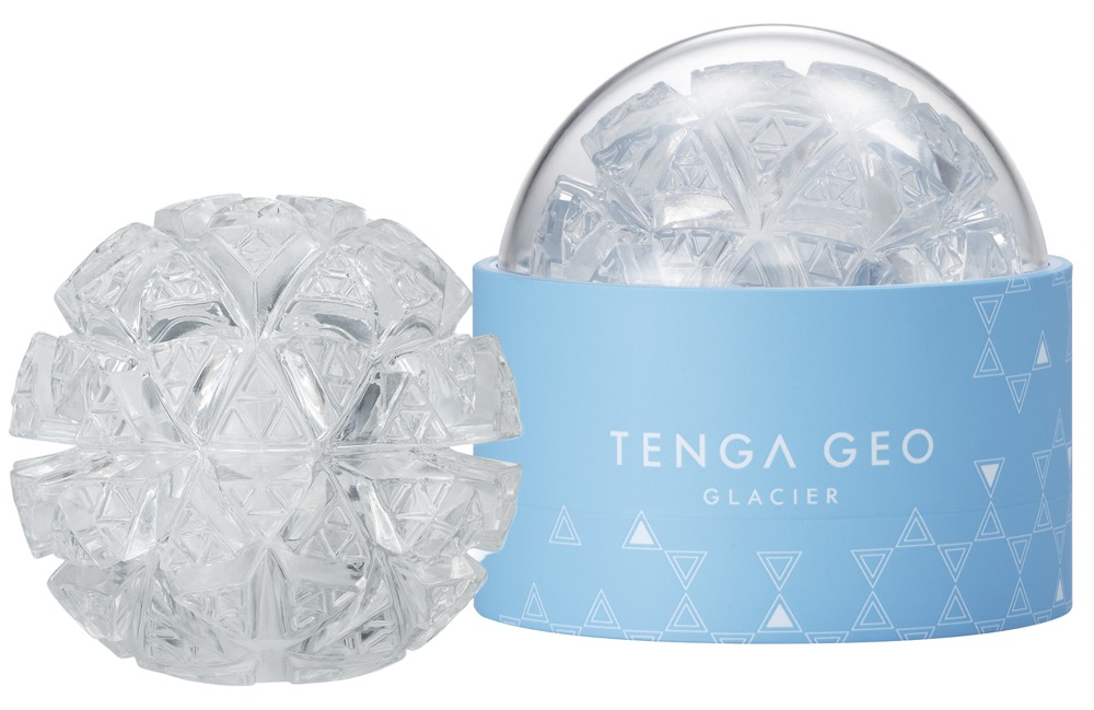 Masturbator „GEO GLACIER“ mit Eiskristall-Reliefstruktur
