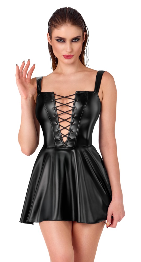 Minikleid mit Schnürung