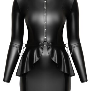 Minikleid mit abnehmbaren Armfesseln