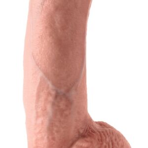 Naturvibrator „9 Zoll Vibrating Cock with Balls“