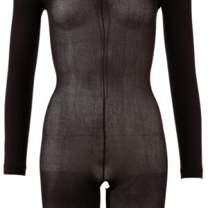 Ouvert-Catsuit aus feinem Strumpfmaterial